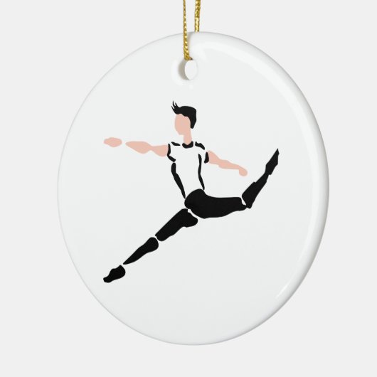 MALE DANCER KERAMISCH ORNAMENT (Links)