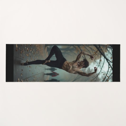 Male Dancer Yogamat (Voorkant (horizontaal))