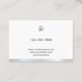 Male Dog Walker, Trainer, Obedience, Agility Visitekaartje (Achterkant)