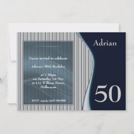 Male Elegant Invite Kaart