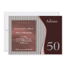 Male Elegant Invite RED