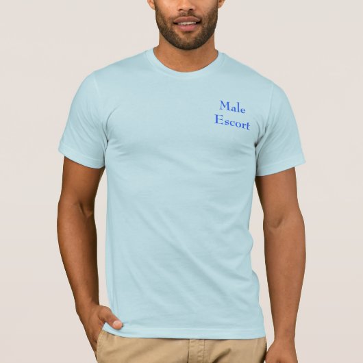 Male Escort T-shirt (Voorkant)