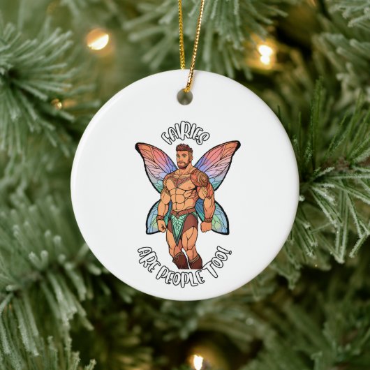 Male Fairy Ornament - Feeën zijn ook mensen (Boom)