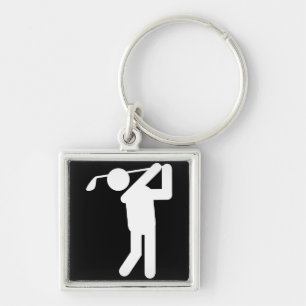 Male Golfer - GolfMan Sleutelhanger
