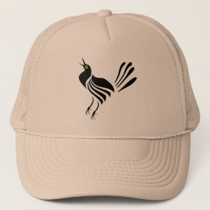 Male Grackle Black Bird Trucker Pet