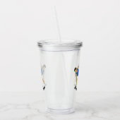 Male Gymnast Acryl Drinkbeker (Links)