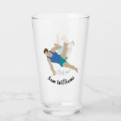 Male Gymnast Glas (Achterkant)