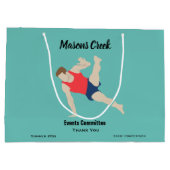 Male Gymnast Groot Cadeauzakje (Achterkant)