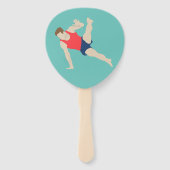 Male Gymnast Handwaaier (Achterkant)