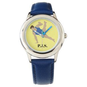 Male Gymnast Horloge
