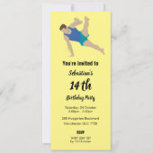 Male Gymnast Kaart (Voorkant)