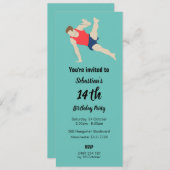 Male Gymnast Kaart (Voorkant / Achterkant)