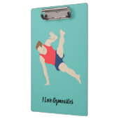 Male Gymnast Klembord (Links)