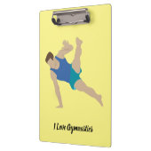 Male Gymnast Klembord (Links)