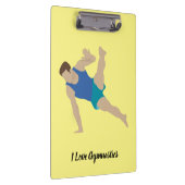 Male Gymnast Klembord (Rechts)