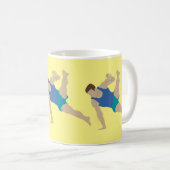 Male Gymnast Koffiemok (Voorkant rechts)