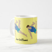 Male Gymnast Koffiemok (Voorkant links)