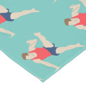 Male Gymnast Lange Tafelloper (Hoek)