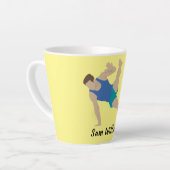 Male Gymnast Latte Mok (Linkerhoek)