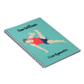 Male Gymnast Notitieboek (Rechterzijde)