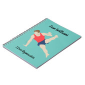 Male Gymnast Notitieboek (Linkerzijde)