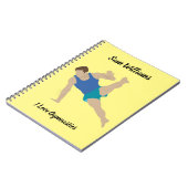 Male Gymnast Notitieboek (Linkerzijde)