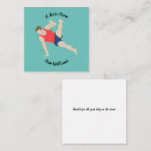 Male Gymnast Notitiekaartje (Voorkant / Achterkant)