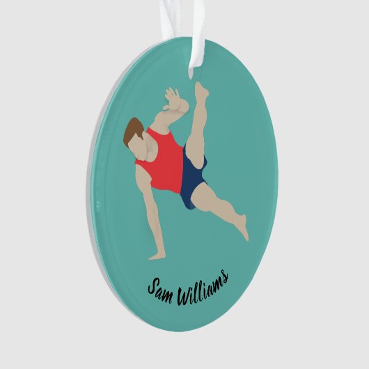 Male Gymnast Ornament (voorkant)