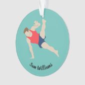 Male Gymnast Ornament (voorkant)