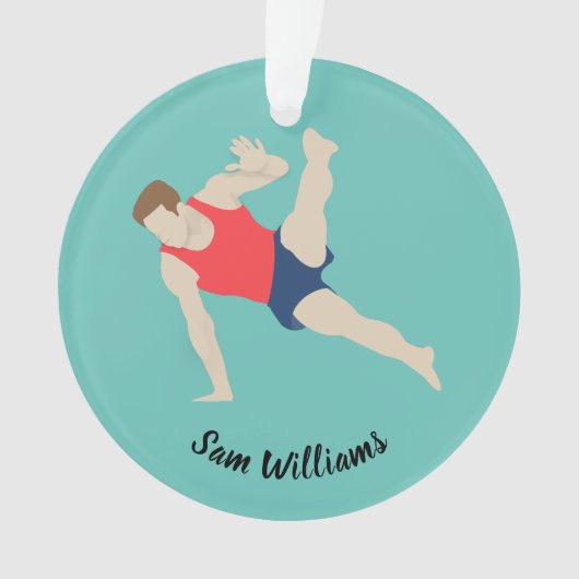 Male Gymnast Ornament (voorkant)