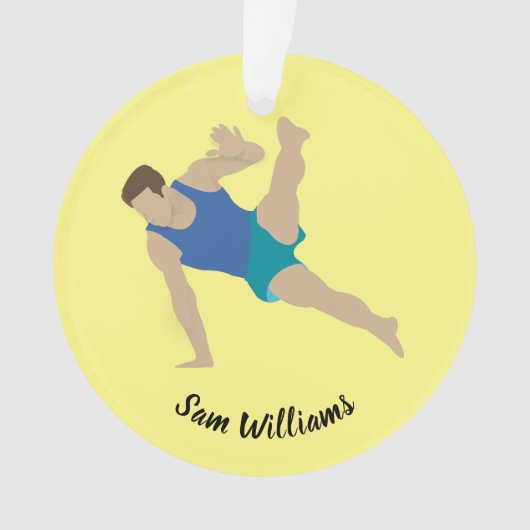 Male Gymnast Ornament (voorkant)