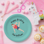 Male Gymnast Papieren Bordje (Feest)