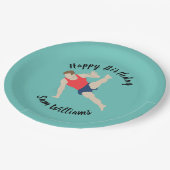 Male Gymnast Papieren Bordje (Gekanteld)