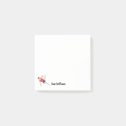 Male Gymnast Post-it® Notes (Voorkant)