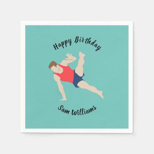 Male Gymnast Servet (Voorkant)