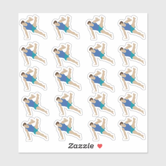 Male Gymnast Sticker (Vel)