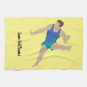 Male Gymnast Theedoek (Horizontaal)