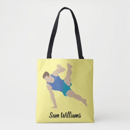 Male Gymnast Tote Bag (Voorkant)