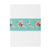 Male Gymnast Uitnodigingen Wikkel (Achterkant Voorbeeld)