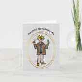 Male Hair Stylist-evaluatiedag Kaart (Voorkant)