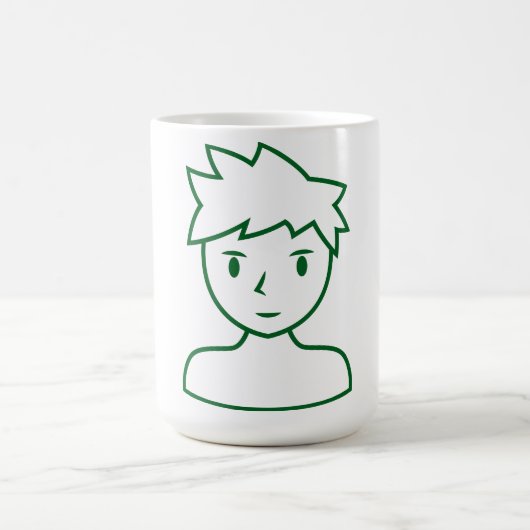 Male Icon Collectie Coffee Mok (Center)