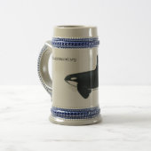 Male Killer Whale Stein Bierpul (Voorkant links)