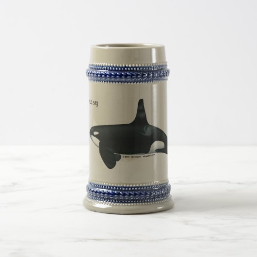 Male Killer Whale Stein Bierpul (Center)