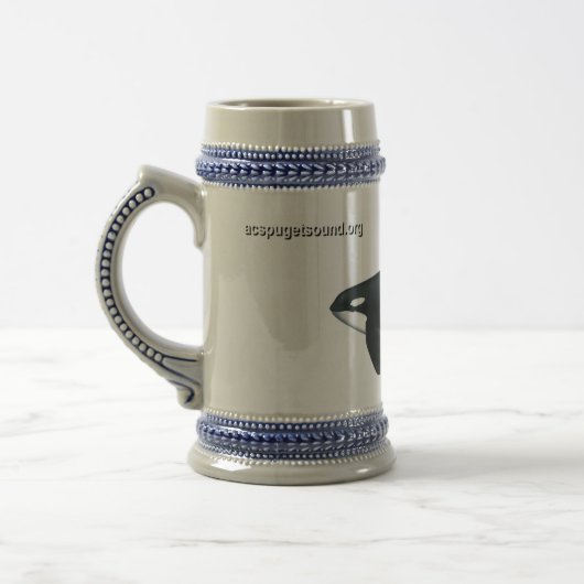 Male Killer Whale Stein Bierpul (Links)