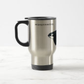 Male Killer Whale Travel Mug Reisbeker (Links)