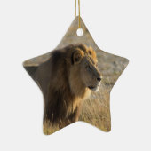 MALE LION KERAMISCH ORNAMENT (Rechts)