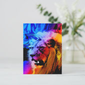 Male Lion Safari Dream Briefkaart (Staand voorkant)