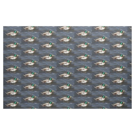Male Mallard Duck Fabric Stof (Fat Quarter)
