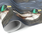 Male Mallard Duck Wrapping Paper Cadeaupapier (Rol Hoek)