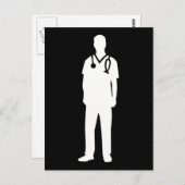 Male nurse briefkaart (Voorkant / Achterkant)